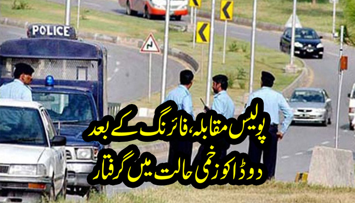 پولیس مقابلہ، فائرنگ کے بعد دو ڈاکو زخمی حالت میں گرفتار پولیس مقابلہ، فائرنگ کے بعد دو ڈاکو زخمی حالت میں گرفتار